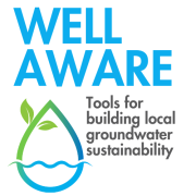 flow smart logo in blue with a flowing arrow pointed to the right